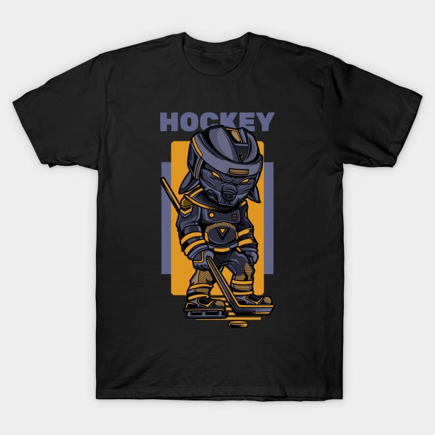 Hockey / Urban Streetwear / Hockey Fan / Hockey Player Design T-Shirt by Redboy